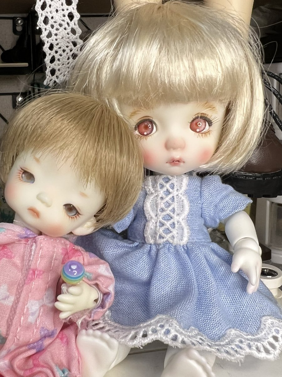 Plus1doll's tweet photo. キタワァ━━━━━━(n'∀')η━━━━━━ !!!!
モデル居なくて苦労してたが、無事imda bebeをゲッチュ🎶
timpとのサイズの違いに冷や汗(;:´°;Д;°`:;)
絶賛アイ難民中〜
#imdabebe #imdatimp #imda https://t.co/RNC5koCK7a