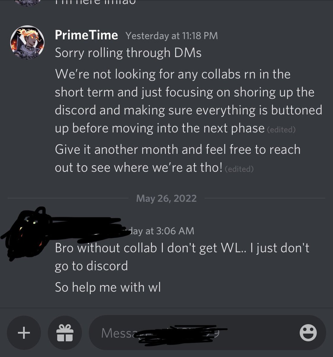 I’m sorry but if you’re a collab manager and do this, you’re NGMI. Plain and simple. It’s a privilege, not a right, to be in the positions we’re in and I’m starting to see more and more entitlement in the space when it comes to this stuff in my DMs. SMH. We’re better than this.