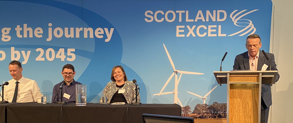 Hugh Carr starting the afternoon session at the Scotland excel net zero Conference. #SXL_EEC