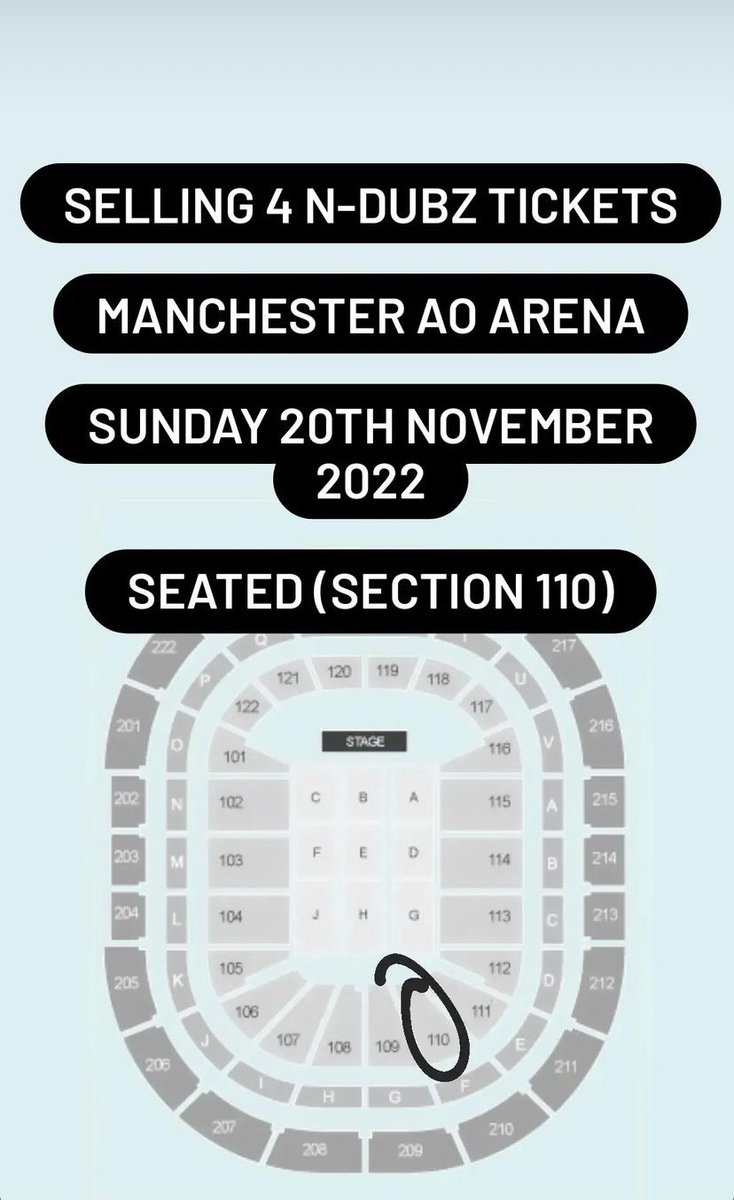 kateholman97's tweet photo. @Twickets @ManchesterArena #ndubz https://t.co/93EOAH8z5d