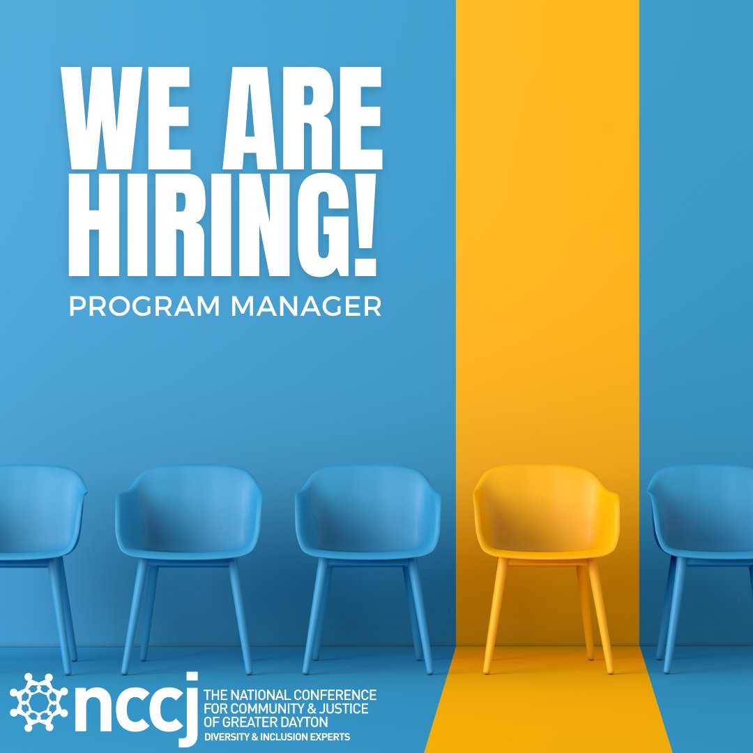 We are excited to announce two
new positions at NCCJ! We are hiring two individuals
for the position of
Program Manager. Join our Youth
Leadership Team in implementing school
and community programming.
Learn more about the position/ how to apply:
bit.ly/3MVj3I3