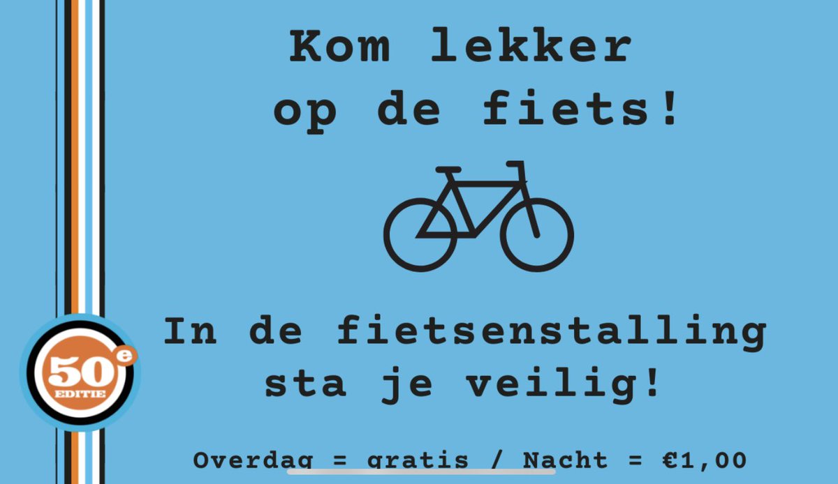 Kom je op de fiets? Zet hem dan gratis in de fietsenstallling! Extra stallingen vind je op Adriaan van Bergenstraat en Oude Vest. 

Waarschuwing: plaats je je fiets niet op de daarvoor bestemde plek, dan loop je het risico dat hij wordt opgehaald door de gemeentedienst! 
#BJF