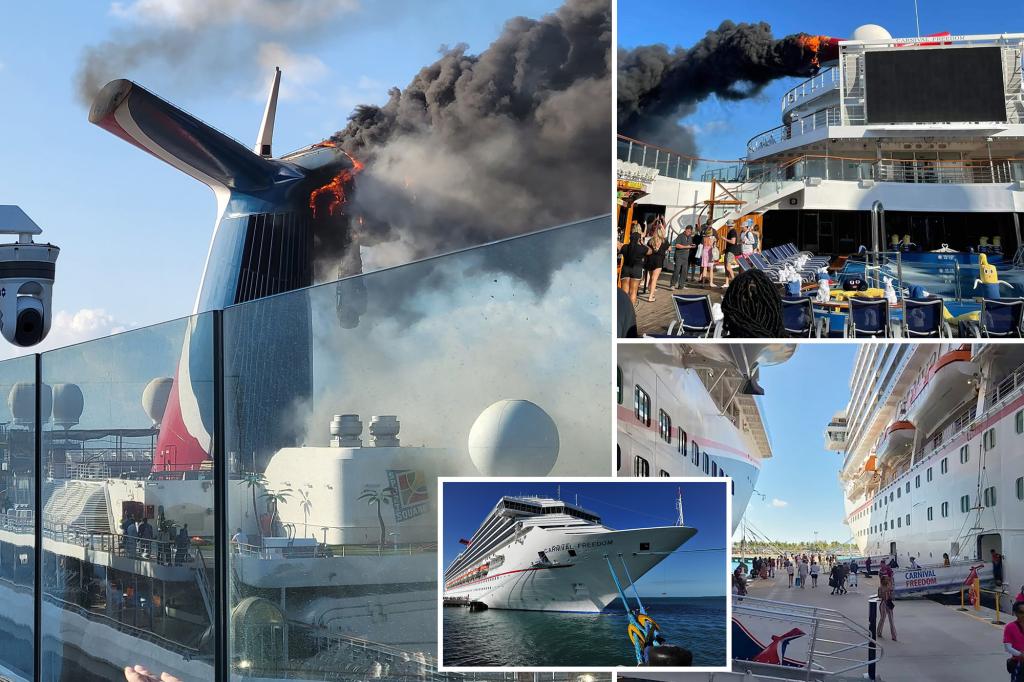 New York Post on Twitter "Carnival Cruise ship catches fire in Turks