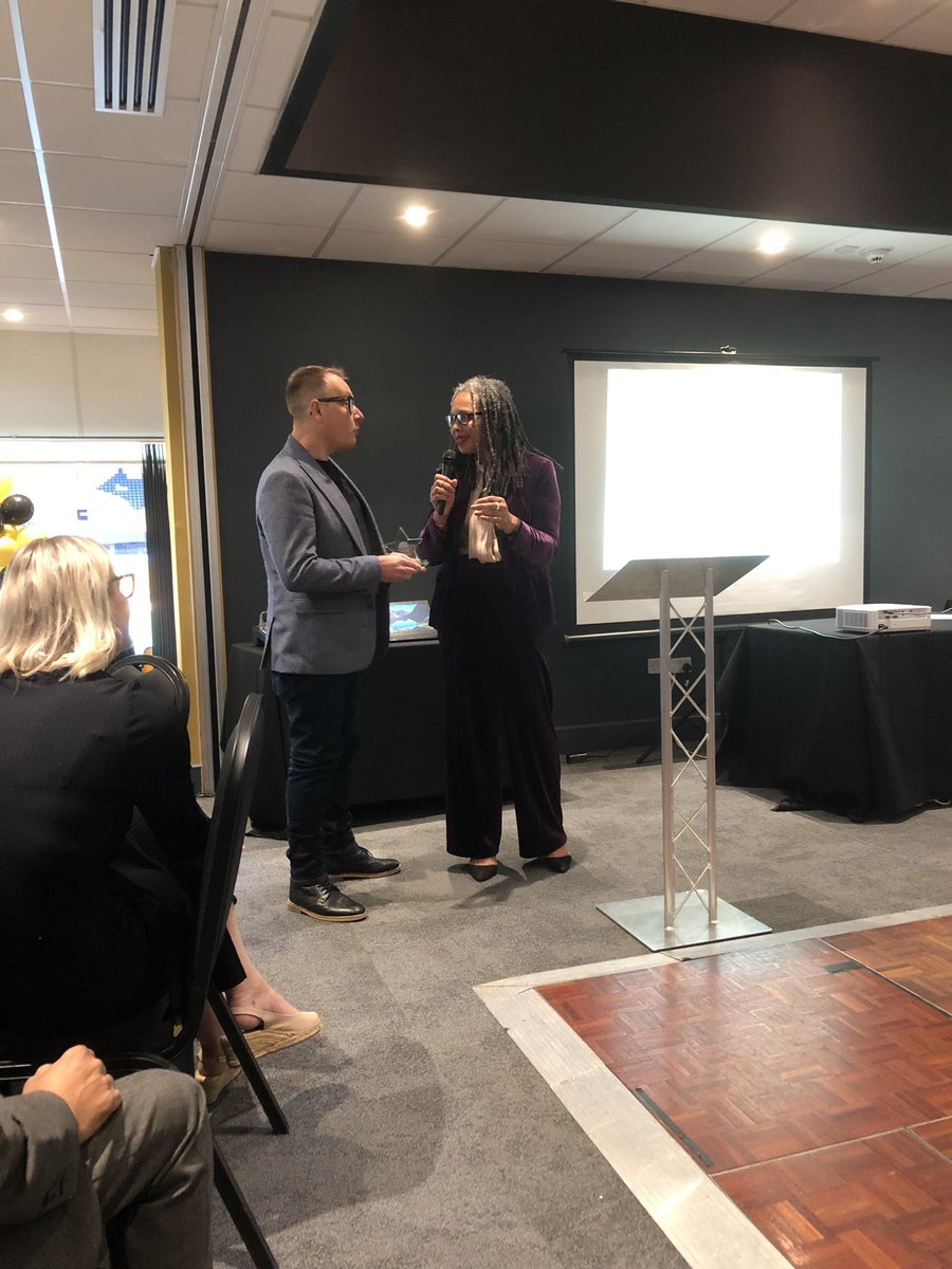 ProfCSchofield's tweet image. Welcome to Chair of the Board of Governors Angela Spence announcing Lecturer of the Year for FEHW. The winner is Craig Tipper @WolvesSU