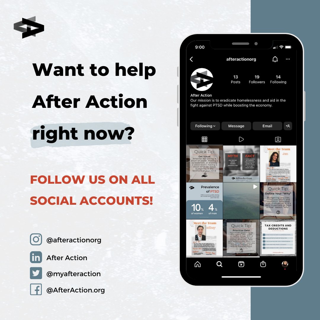 MyAfterAction's tweet photo. #afteraction #whatsyourafter #humanitarian #humanity #nonprofitn #donate #volunteer #activism #socialgood #giveback #grant #grants #philanthropy #forchange #cause https://t.co/INWY4eV5UL