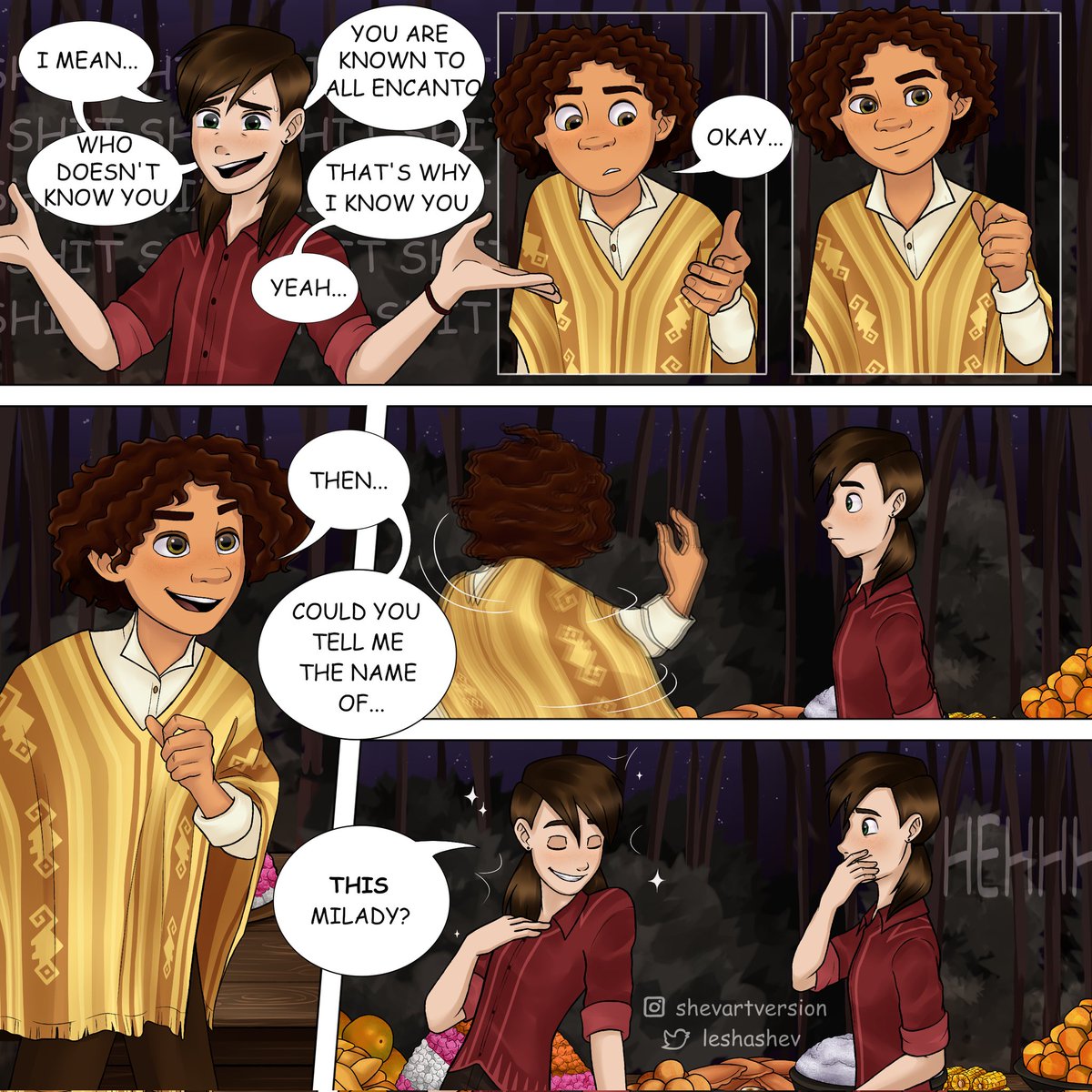 leshashev's tweet photo. Chapter "Acquaintance"
🦎🔴
Part 1
_____________________________
#Encanto #camilomadrigal #Encantomovie #leshashev #shevencanto #sheVersion #comic #drawings #oc https://t.co/1z62ZDddl3