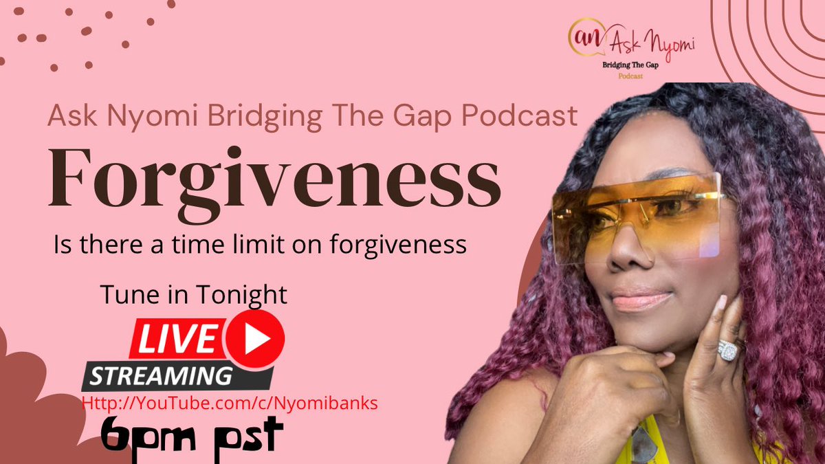 AskNyomi's tweet photo. Tune in tonight 6pm pst! Link in bio!! #letsbridgethegap #asknyomi #podcast #youtubelive https://t.co/hrMkuJu1dF