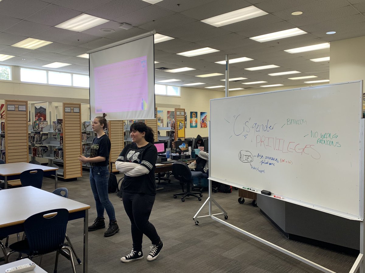 Today in mentorship we are working with Grade 8s about gender and allyship - what is cis gender privilege and how can we make sure that we all can be allies and all students feel a strong sense of belonging <a href="/deltasd37/">DeltaSchoolDistrict</a> <a href="/SandsSec/">Sands Sec School</a>