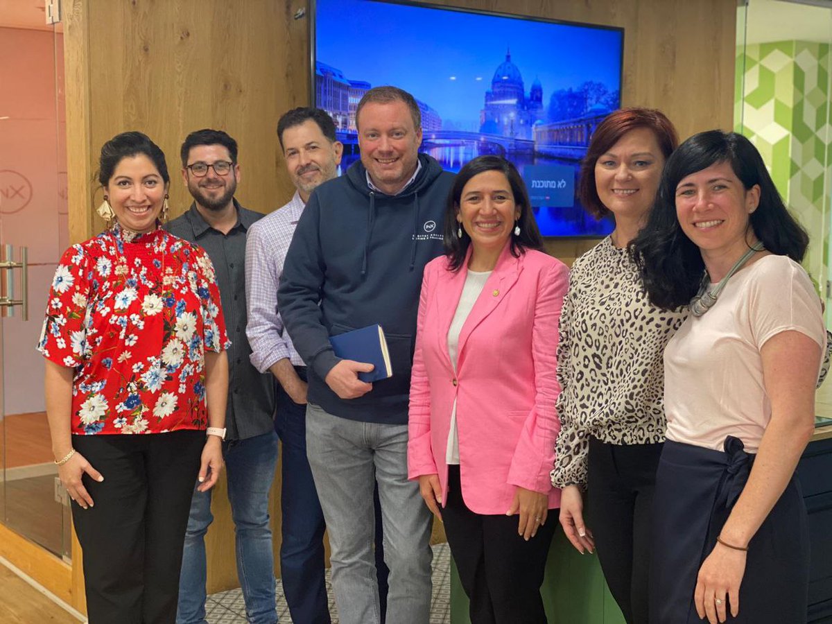DCBorthwick's tweet photo. Great to meet with @MariaLuisaHayem today at @INX_Group. So much to discuss when it comes to #ElSalvador and #Bitcoin ... Making history. :) https://t.co/V845b8lFYx