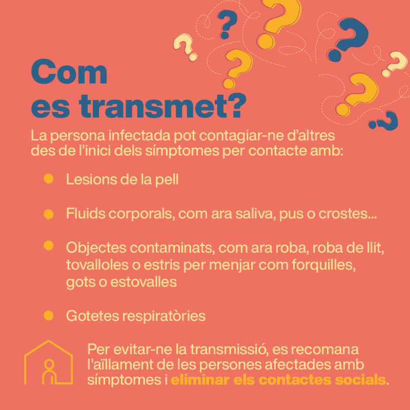 salutcat's tweet photo. 🤕 La verola del mico dona febre, mal de cap i esquena, calfreds, cansament i inflamació dels ganglis limfàtics. 

🏥 També erupcions cutànies als genitals o a la zona perianal que poden produir cicatrius i la necessitat de requerir hospitalització.