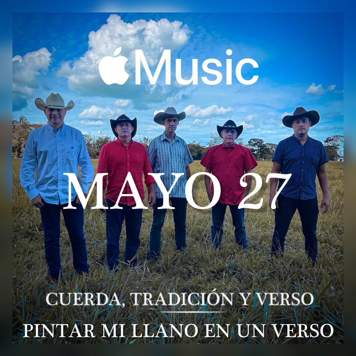 Mañana es el asunto !! En todas las plataformas digitales estará disponible nuestro segundo álbum #PintarMiLlanoEnUnVerso 

Cata, Gerson, Hollman, Dieguito, Pope y yo, somos Cuerda, Tradición y Verso. 

Y les traemos algunos invitados especiales. Esperamos que disfruten el álbum.