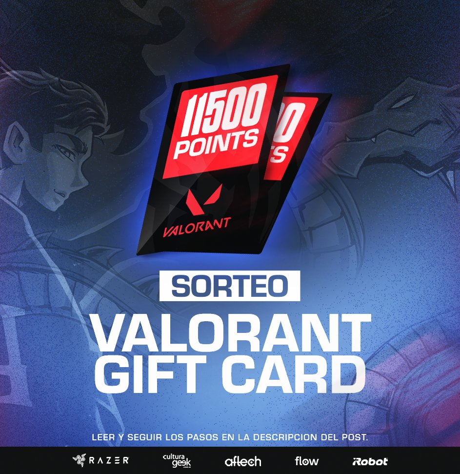 LeviatanGG's tweet image. 🎁 ¡SORTEO DE BIENVENIDA! 🎁

Para celebrar la llegada de @tozeoiwnl, vamos a sortear 11500 VALORANT POINTS, ¡Presta atención para participar! ⬇️

-Dar RT
-Seguir a @tozeoiwnl &amp;amp; @LeviatanGG 
-Etiquetar un amigo

🔚 El sorteo finaliza el 2/6/22