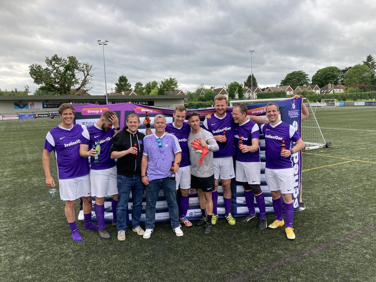 EXN_UK's tweet photo. Huge congratulations to our winners SentinelOne on their victory today at #EXNFooty!! https://t.co/TMdxOo7qeL