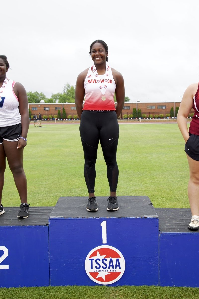 Back to back! 2x shot put state champion Reghan Grimes!