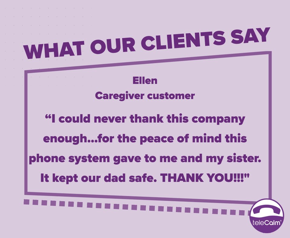 teleCalm's tweet image. Peace of mind can not be overrated 
#alzheimerscare #dementiacaregiver #caregiversupport