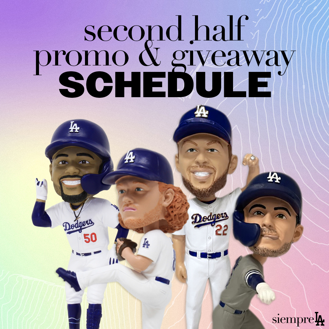 dodgers promotional schedule 2022