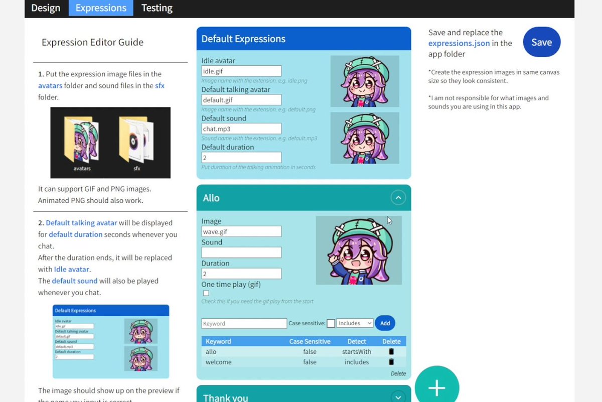 chrone_co's tweet photo. Updated the Onstreamchat!
Now with editor tool to design the chat and also avatar support (just like my stream). You can now use image as the chat background. 
Also with expressions editor, you can change how the avatar look and SOUND (ez soundboard omg) https://t.co/Nx26NDaY3I