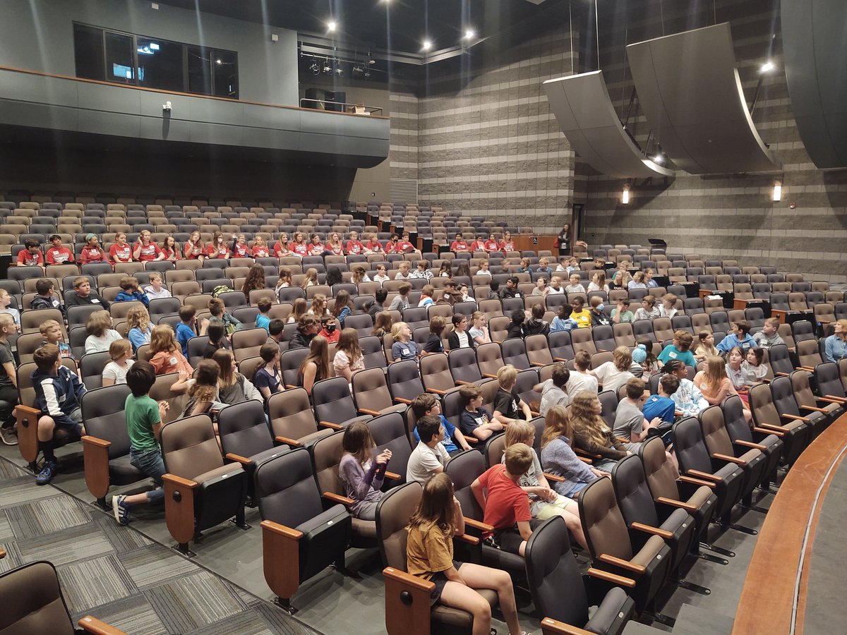 Today, we welcomed in our soon-to-be seventh graders from GES, and our soon-to-be sixth graders from KF!