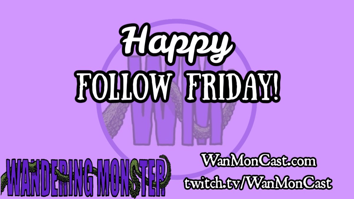 WanMonCast's tweet photo. Happy #FollowFriday! Improve your life; follow these awesome accounts!
@KnightOwlPub
@ahimsakerp
@DragonStabber
@RoleReroll
@RPGsAnonymous1
@CatCaveWithin
@10sidedfear
@SloanBoner161
#Tabletop #Games #TTRPGs #TTRPG #Geek https://t.co/616ZIIpUcE