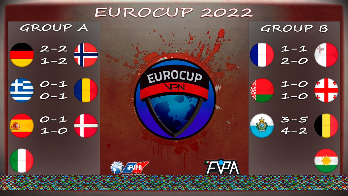 [PS4] 🇪🇺 EUROCUP iFVPA

🏆 Result Round 7

⚠️ Server temporary down due to maintenance ⚠️

We will keep you posted on Discord : discord.gg/j38eVFUd

Thanks to <a href="/FVPA_net/">FVPA.net 🇮🇹</a> <a href="/MrFob96/">𝑀𝑅 𝐹𝑂𝐵</a>
