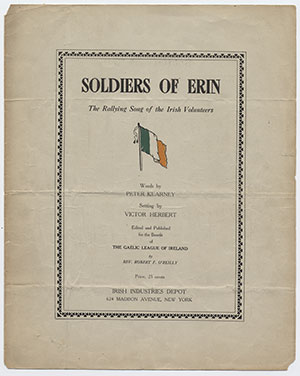 IrishAmericaMus's tweet photo. #OTD in 1924, #Dublin-born composer Victor Herbert died in #NYC. Famous for his operettas, he wrote several Irish songs including a version of "Soldiers of Erin." He was in the #FriendlySonsofStPatrick &amp; a bust of him stands in @CentralParkNYC He is buried in @WoodlawnCemNY https://t.co/1ei6f1GULa