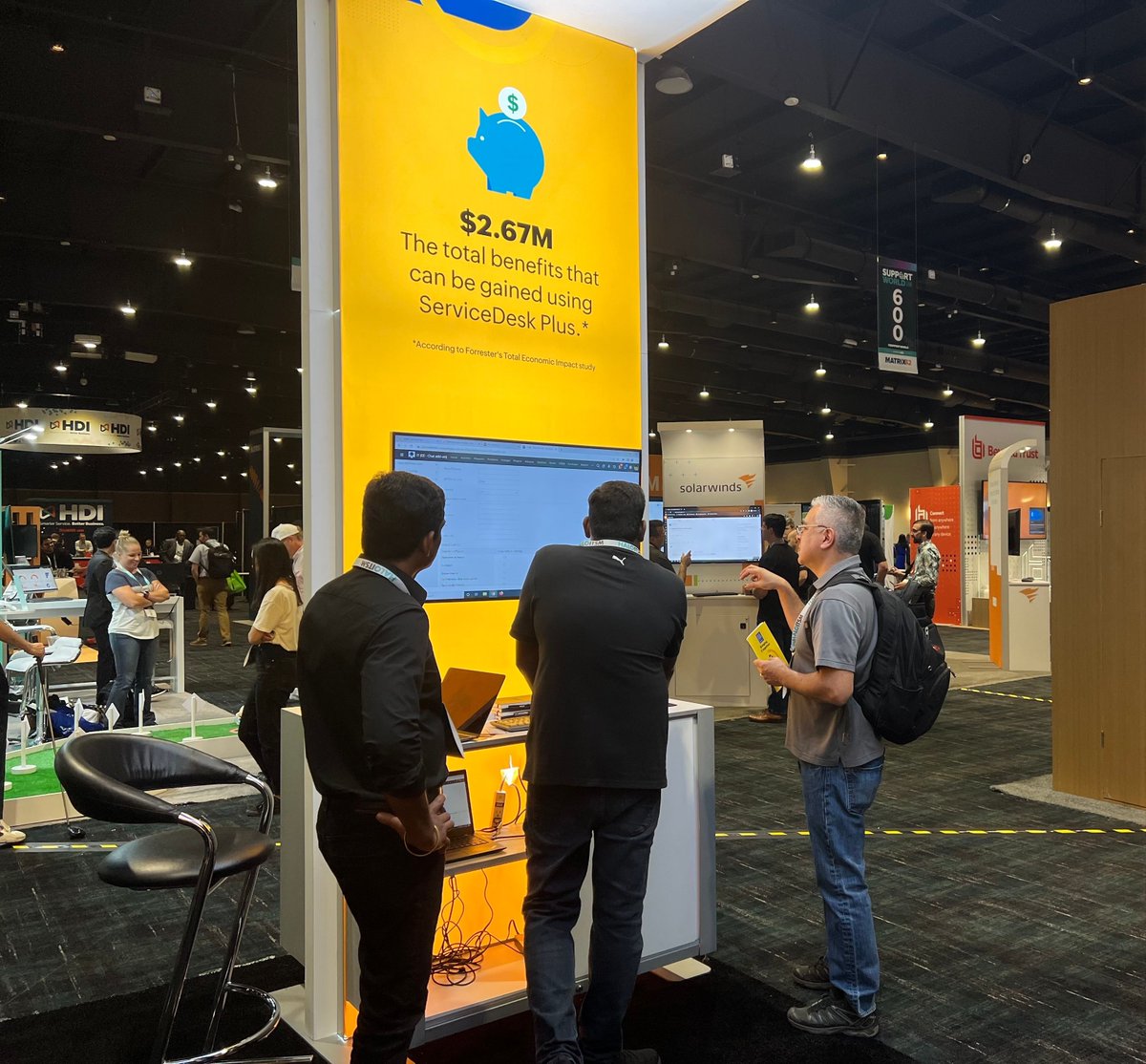 manageengine's tweet photo. Thank you, @ThinkHDI and Las Vegas, #SupportWorldLive was great and we're so glad to have had the opportunity to meet you all. 

Until next time! https://t.co/6lQN65LHXm