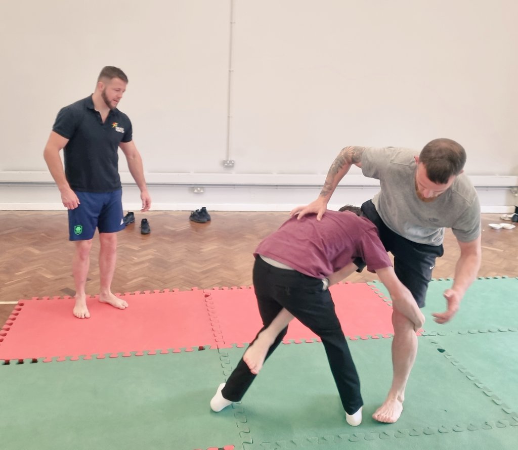 StLukesSwindon's tweet photo. Great to have @bf130392 back at school today. The double Olympian put students and staff through their judo paces today as part of @DameKellysTrust and @AQA initiative. https://t.co/hL6l7rwoHp