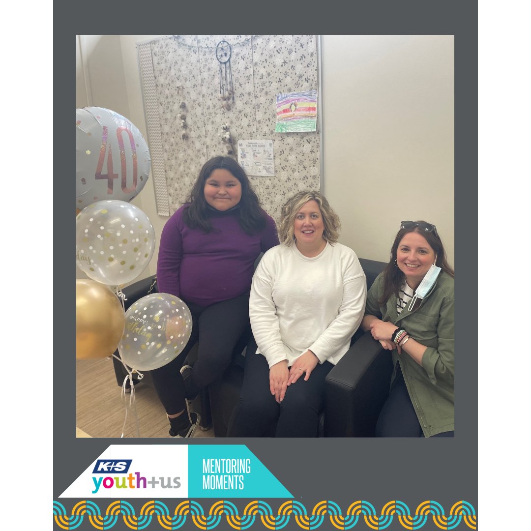 Mentor birthday surprise! Her mentee spent the night prior baking cookies to bring! Monthly#mentoringmoments are proudly supported by @kspotashcanada ! With their support, we are working together to empower the young people in our communities and create lasting, meaningful change