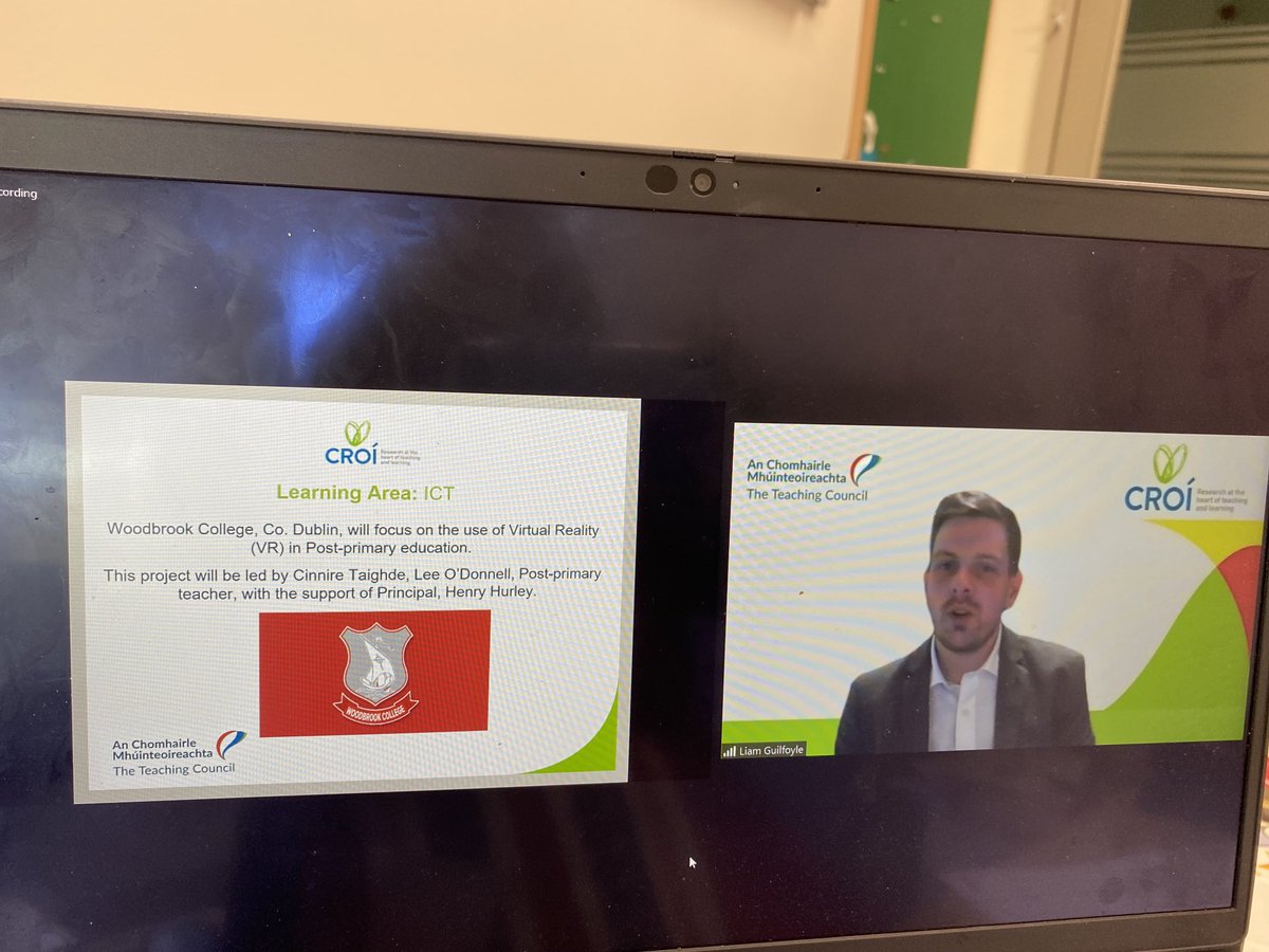Well done to ⁦<a href="/LeeOD095/">Lee O Donnell</a>⁩ @woodbrookcollege &amp; ⁦<a href="/SchoolofEdUCD/">UCD School of Education</a>⁩ on being awarded ⁦<a href="/TeachingCouncil/">Teaching Council</a>⁩ @CROI researcher in residence funding for your school-based work on VR ⁦<a href="/MrBaldwin88/">Mark Baldwin</a>⁩ ⁦<a href="/SchooVR_IRE/">SchooVR</a>⁩ ⁦<a href="/MS_eduIRL/">Microsoft Education Ireland</a>⁩