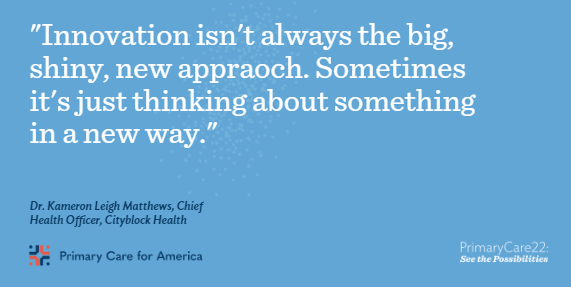 PC4America's tweet photo. #Medicare and #Medicaid are crucial drivers of health system change. We must track and catalogue innovation in health care and turn it into actionable policy. #PC22Event https://t.co/ImhAYkDcv6