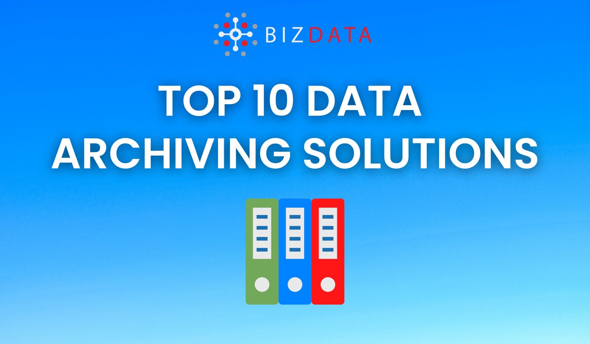 bizdatainc's tweet photo. What are the top 10 best data archiving solutions?
READ NOW to find out!
https://t.co/asxJUvLxHb
#dataarchiving #dataretention #datacompliance #Bizdata https://t.co/aD2kEmMy5P