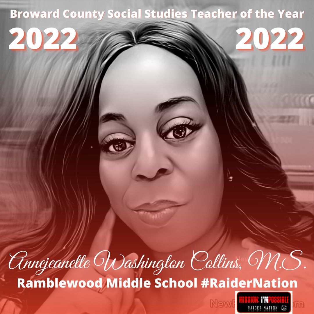 I am proud to represent @RMSnationap @rmsprincipal and NOW @browardschools @Broward_SS @BCPS_DIGDeeper @CoralSpringsFL
I love my students..it's because of them why this happened 
#BCPSSSTOY 
#RaiderNation❤️🖤 #BCPSProud 
@BrowardSTEM @sleuthacademy