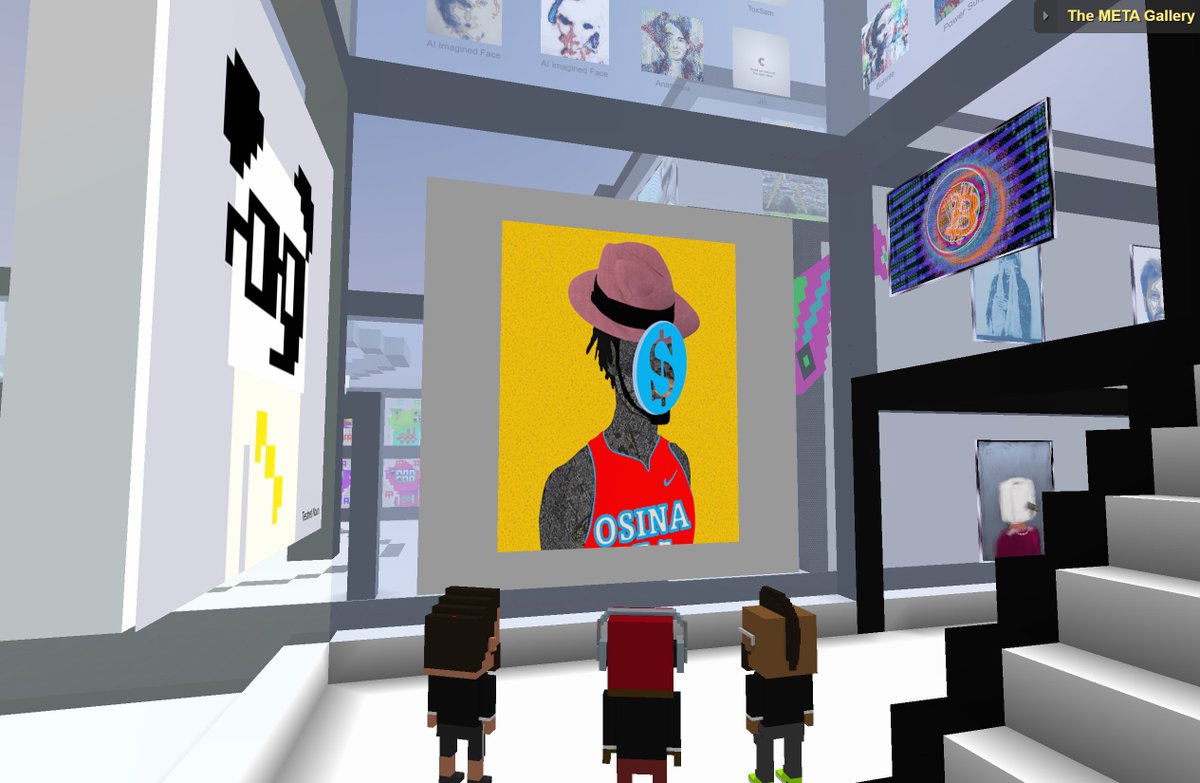 VanArman's tweet photo. The MetaGallery of Portraiture finally has an @osinachiart.

And from the looks of the jersey, it's a self portrait, and it has a @SuperRare Logo.

The perfect addition to its permanent collection...

See it yourself here:

https://t.co/36NTf8rr68 https://t.co/uHlJAdFUzo