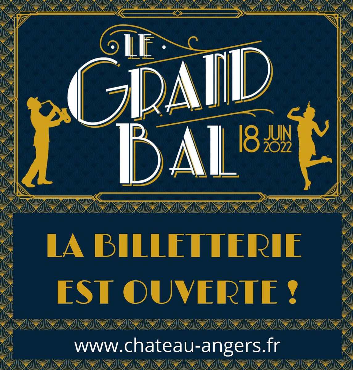 angersinfo's tweet photo. #GrandBalAuChateau 🎩 | Demandez le programme ! Monsieur Dawson vous dévoile ses plans pour le 18 juin prochain.
👉 Infos et billetterie : https://t.co/H4izGKESBk
#LeGrandBal #Angers https://t.co/02463aiOVn
