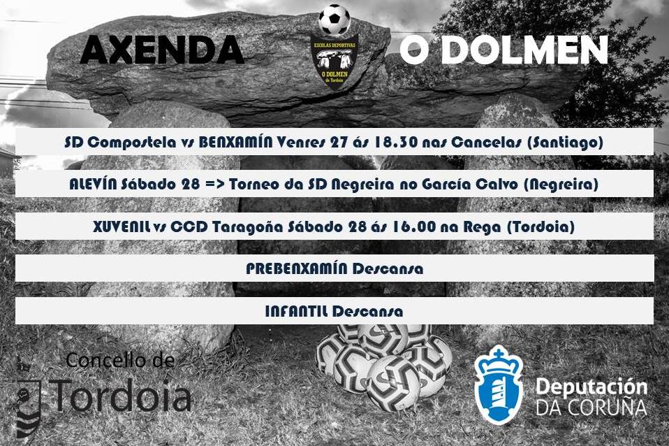 𝗔𝗫𝗘𝗡𝗗𝗔 𝗢 𝗗𝗢𝗟𝗠𝗘𝗡

②⑦ - ②⑧ ⓂⒶⒾⓄ

#fútbol #futbol #futbolbase #fútbolbase #futbolgalego #fútbolgalego #football #NósXogamosXuntos #Tordoia #EDODolmen #DolmenTEC