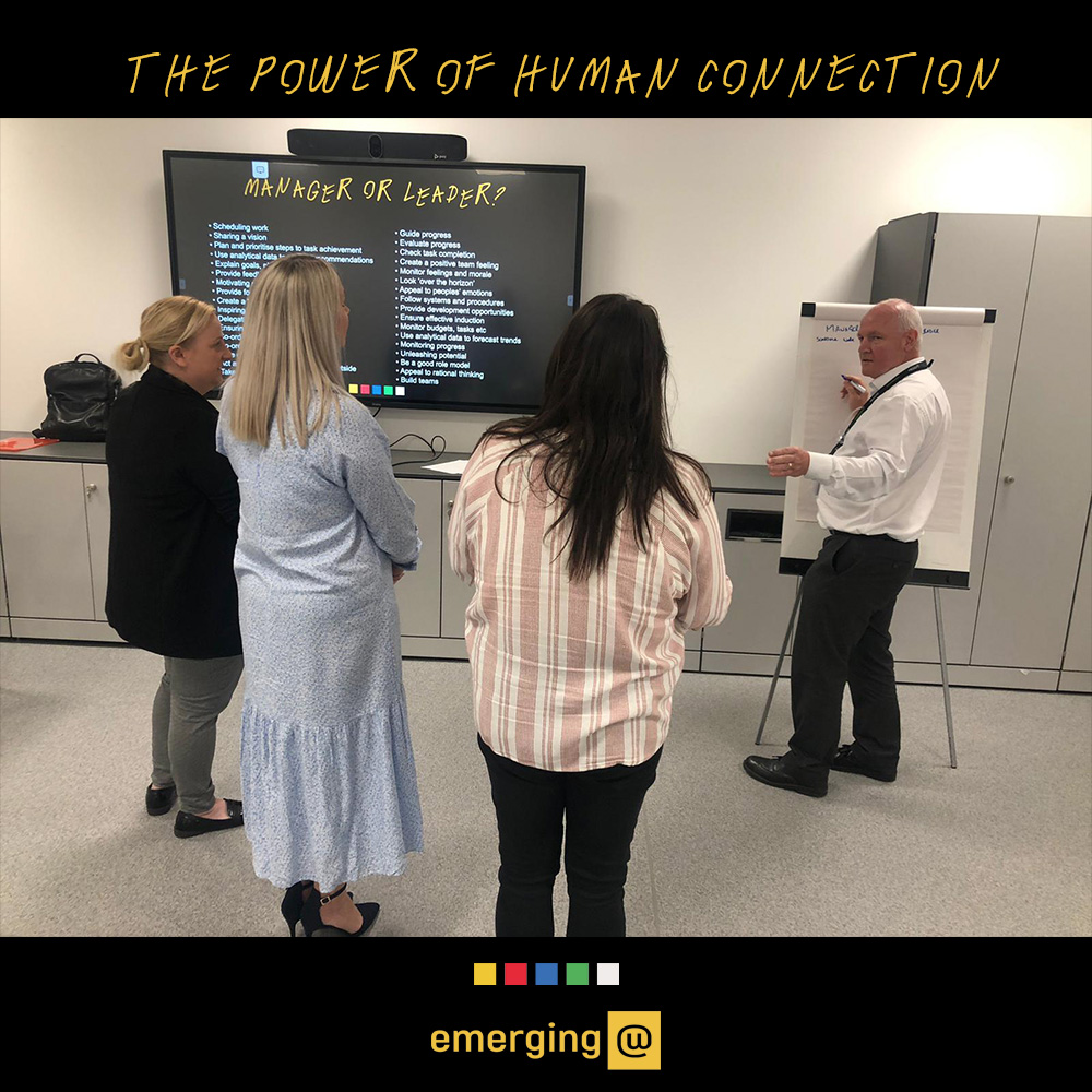 emerging_u's tweet photo. Another successful first two days of our 3-day customer experience programme focused on human connection and creating a positive one team approach. Great feedback from our learners about our trainer Nigel Rothband and our two amazing actors Jerry and Sharon.  #powerofpersonality https://t.co/huJOSG54qt