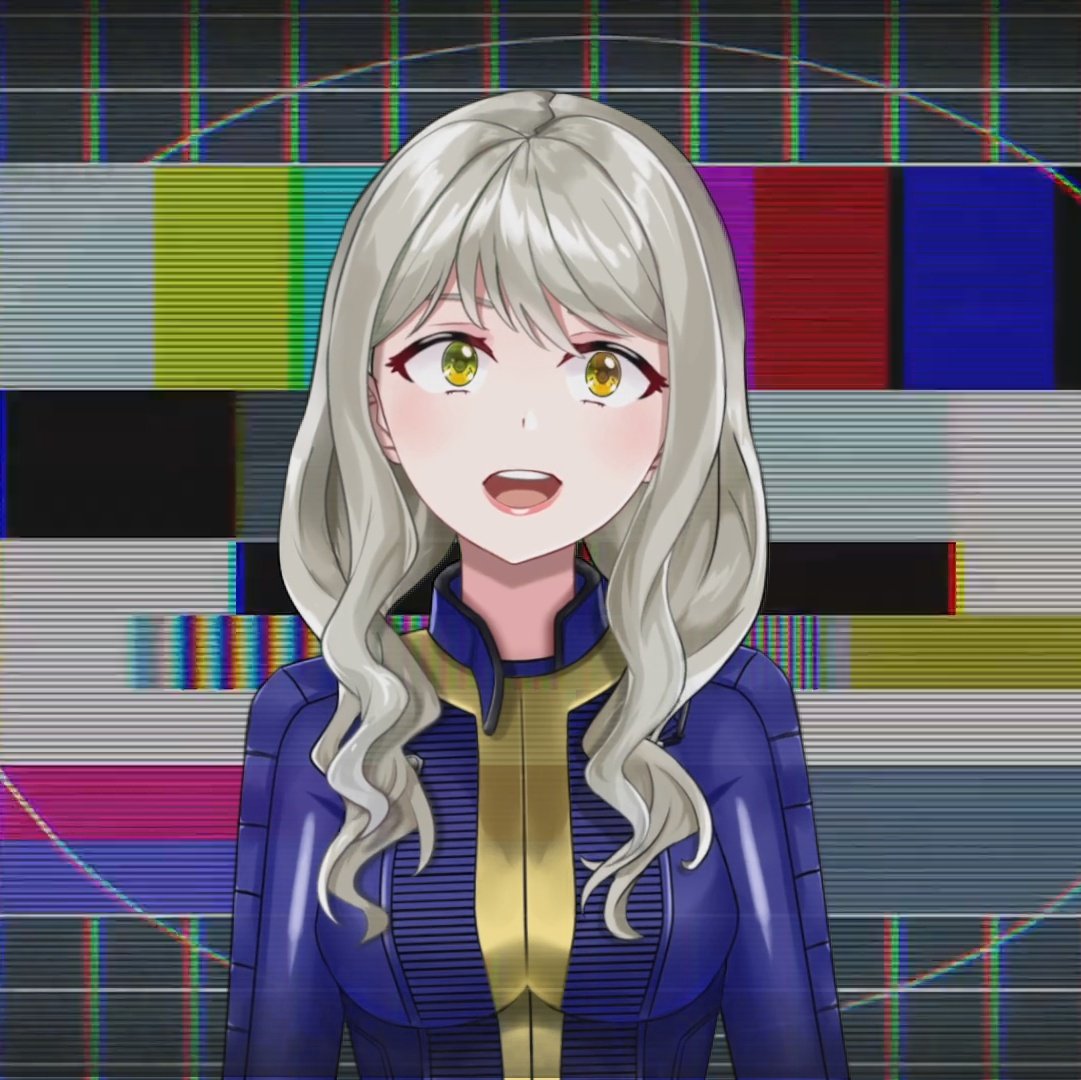 NocturnalNaomi's tweet photo. Streamer vs Vtuber challenge
Obviously Vtuber me is cuter 👉👈 #Vtuber #ENVtuber #Fallout https://t.co/QwFQci1ArZ