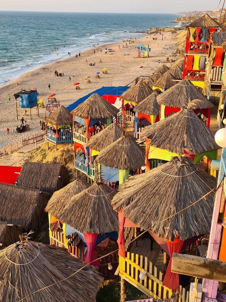 This is not Bali. It is Gaza. If tourists are allowed to come in , they will find  this beautiful beach in Deir El Balah