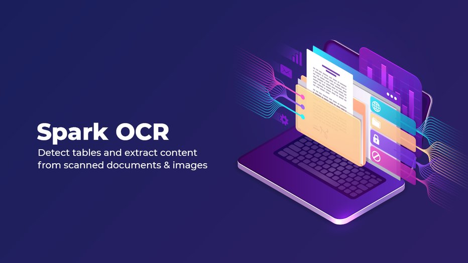 JohnSnowLabs's tweet image. Detect tables and extract table content from scanned documents &amp;amp; images with out-of-the-box features offered by #SparkOCR. 
 
Live demo &amp;amp; Python notebook: hubs.li/Q01cfF5w0   

Get started: hubs.li/Q01cfJyx0  
 
#nlp #nlu #nlproc #textmining #datascience #ai