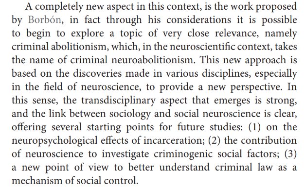 DiegoborbonR's tweet photo. The book on neurosociology has just been published as E-Book with @FrontiersIn, for which we contributed a chapter on Penal Neuroabolitionism: https://t.co/pLdOYQkdaQ https://t.co/I2IsKeNml8