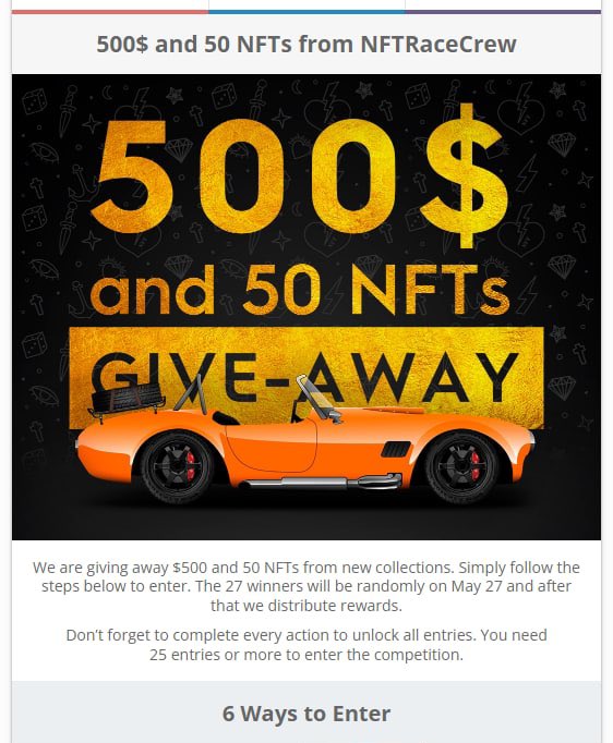 nftracecrew's tweet photo. One day left! 🔥

👉🏻 https://t.co/tbzH9srrEV https://t.co/D18DQaC3O0
