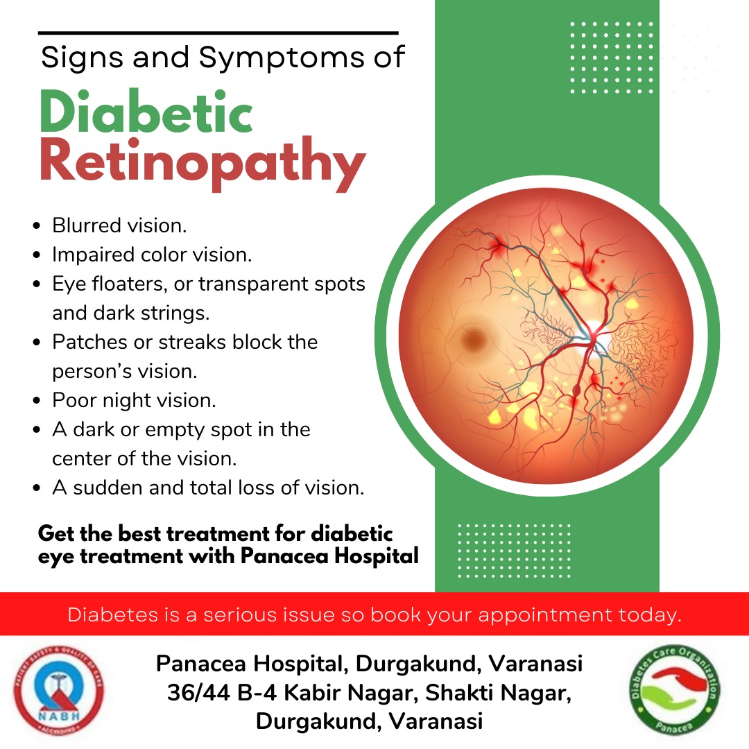 PanaceaVaranasi's tweet photo. #Diabeticretinopathy is a consequence of diabetes that damages the #eyes. Damage to the blood vessels of the light-sensitive tissue in the rear of the eye causes this condition (#retina).

#panaceahospital #retinopathy #diabetic #symptoms #panaceahospital #varanasi #banaras https://t.co/we4icsvVOz