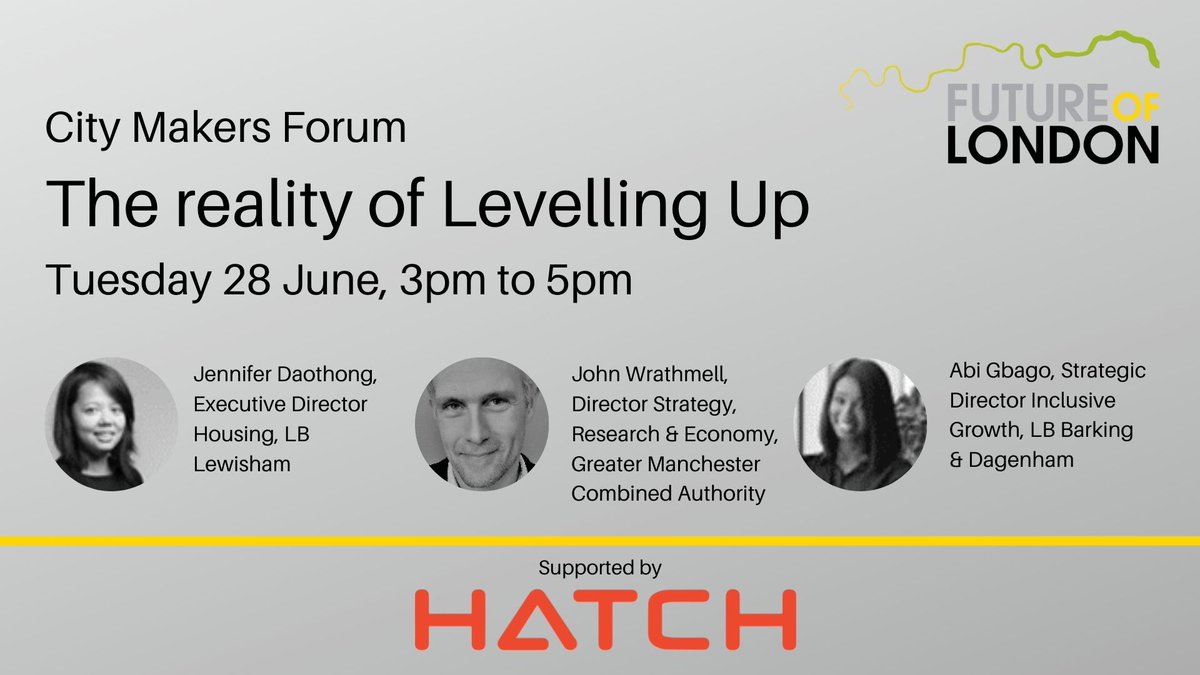 What does #LevellingUp mean for London?

Join our expert panel on 28 June to unpack the challenges and opportunities for the capital in the Levelling Up agenda.

Register now! futureoflondon.org.uk/city-makers-fo…