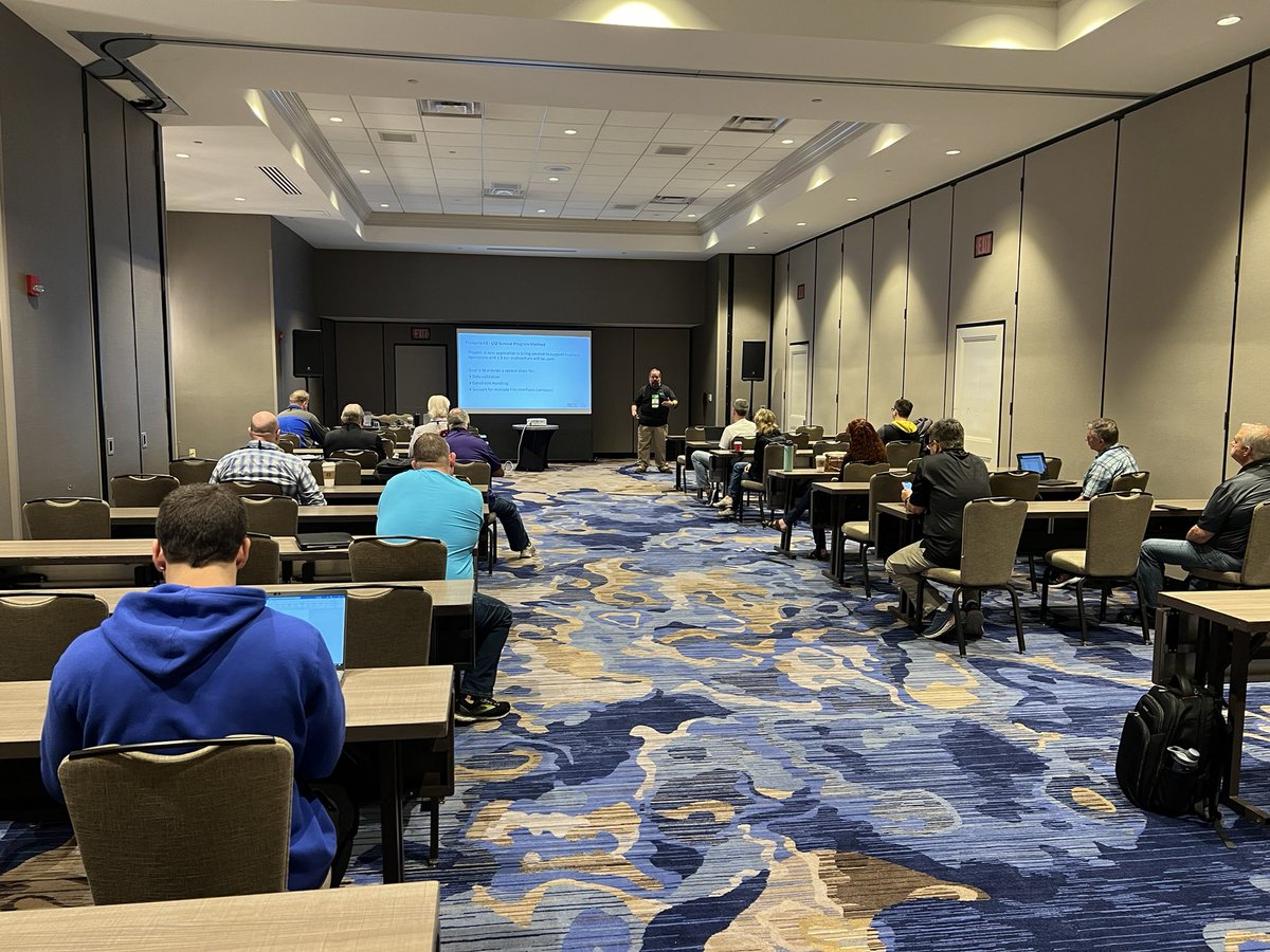 robprisma's tweet photo. Attending Creating a DB abstraction layer by Ray Everhart https://t.co/CkgqGdeYR0