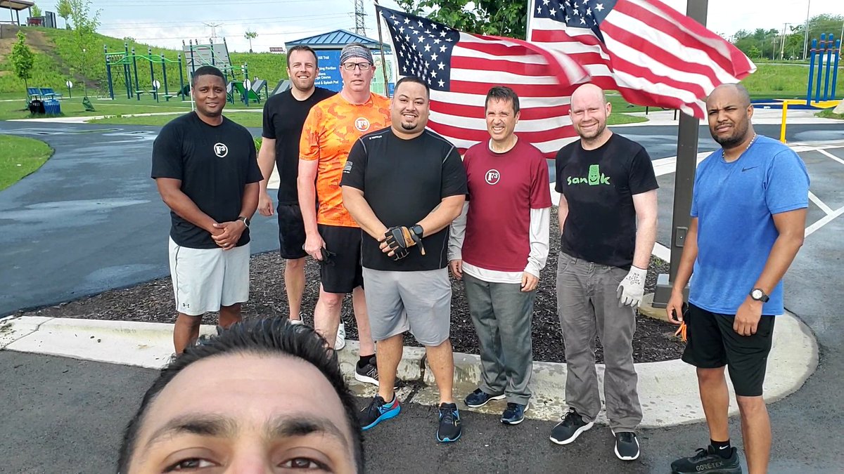 F3TwoWolves's tweet photo. Boy Sandwich led 8 PAX in a "Ruck Encouraged" beatdown. We farmer and Cusack carried our coupons around the AO with stops for Curls, derkins, and ground-to-overhead lifts. The reps increase each round and through it all, we kept all in Uvalde in our hearts. @f3naperville https://t.co/t0x86BlW2O