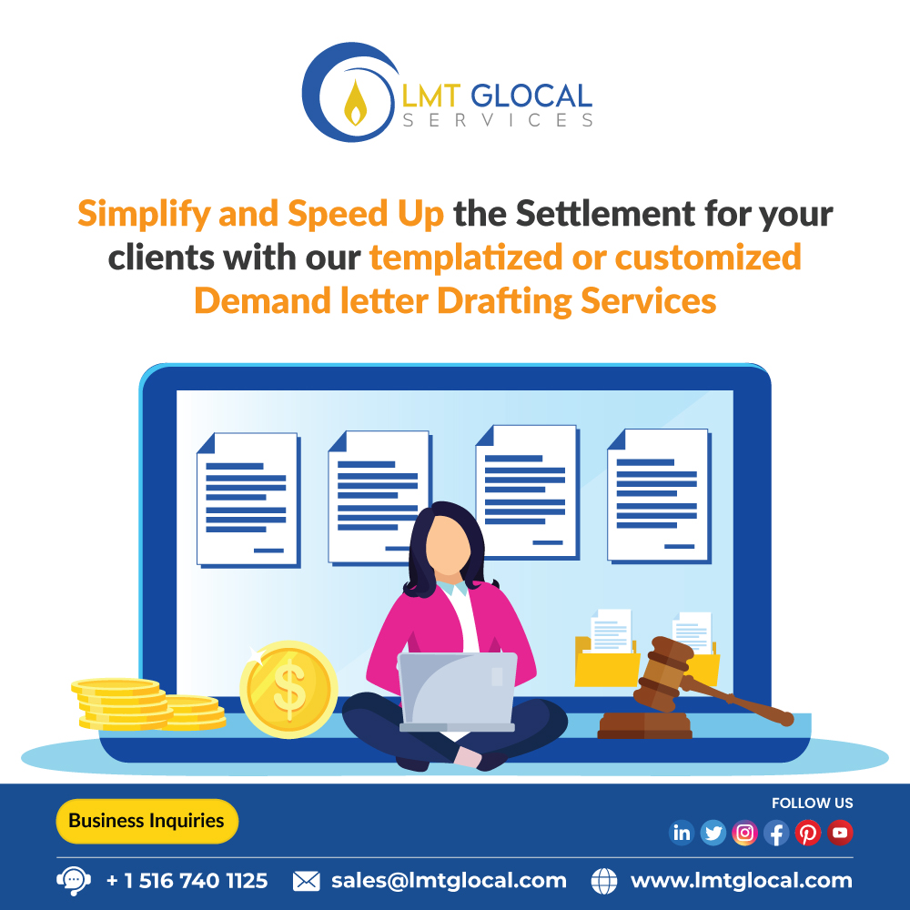 LMTGlocal's tweet photo. Simplify and speed up the settlement for your clients with our templatized or customized demand letter drafting services.
Visit https://t.co/9DxKhp5y47 to make an inquiry

#LMTGlocal #demandletters #demandletter #personalinjury #medicalmalpratice #medicalnegligence #expertsatwork https://t.co/drb4kcVoiX