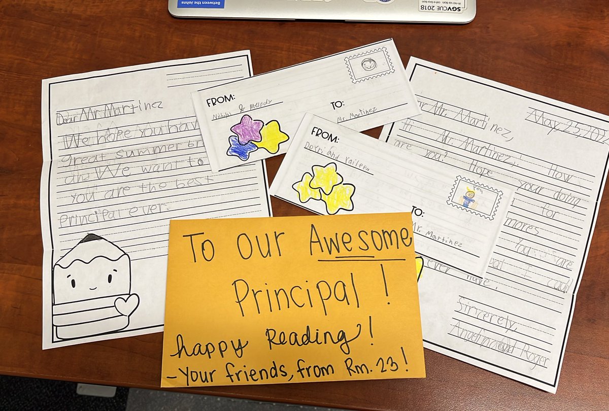 RascalPride's tweet photo. Hooray for happy mail! Starting my day reading letters from some terrific kids! π
Thank you to the 2nd graders from @lautchangsclass ππ
#WeAreWriters #RascalsWrite #WeAreRUSD @RowlandSchools π¦ πΎ https://t.co/AIm7Adb0GC