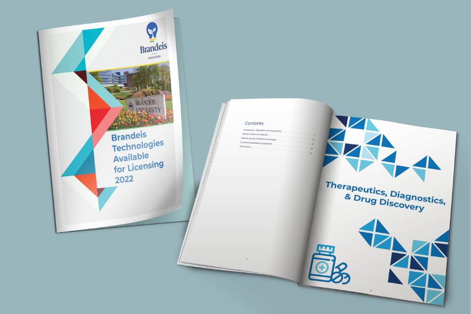 Brandeis University inventors have developed a wealth of breakthroughs in #therapeutics, #research tools, #foodscience, and #adaptivetechnologies Discover our technologies available for licensing in our newest guide: ow.ly/eYrX50Jhtv8 #techtransfer