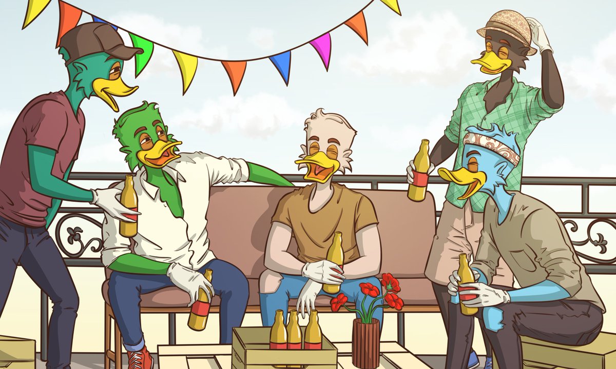 DuckySquadNFT's tweet photo. The simple things in life are free. Enjoy every moment and always express yourself.   Quack Quack Quack https://t.co/qfu2Upaggo
