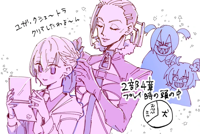 ユガをクリアしたよ。おペペさんに恋をしたかもしれない。側にいてくれ。
(犬のことはまだ納得していません) 
